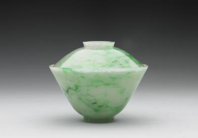 图片[2]-Jadeite lidded bowl, Qing dynasty (1644-1911)-China Archive